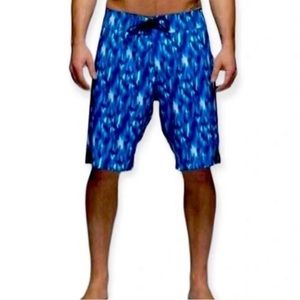 Lululemon blue board swim suit.